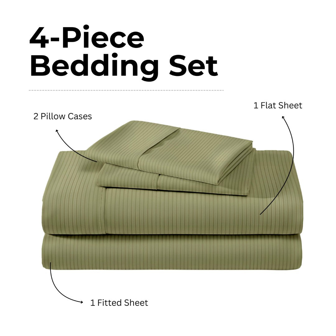 100% Microfiber Sheets – Olive Green
