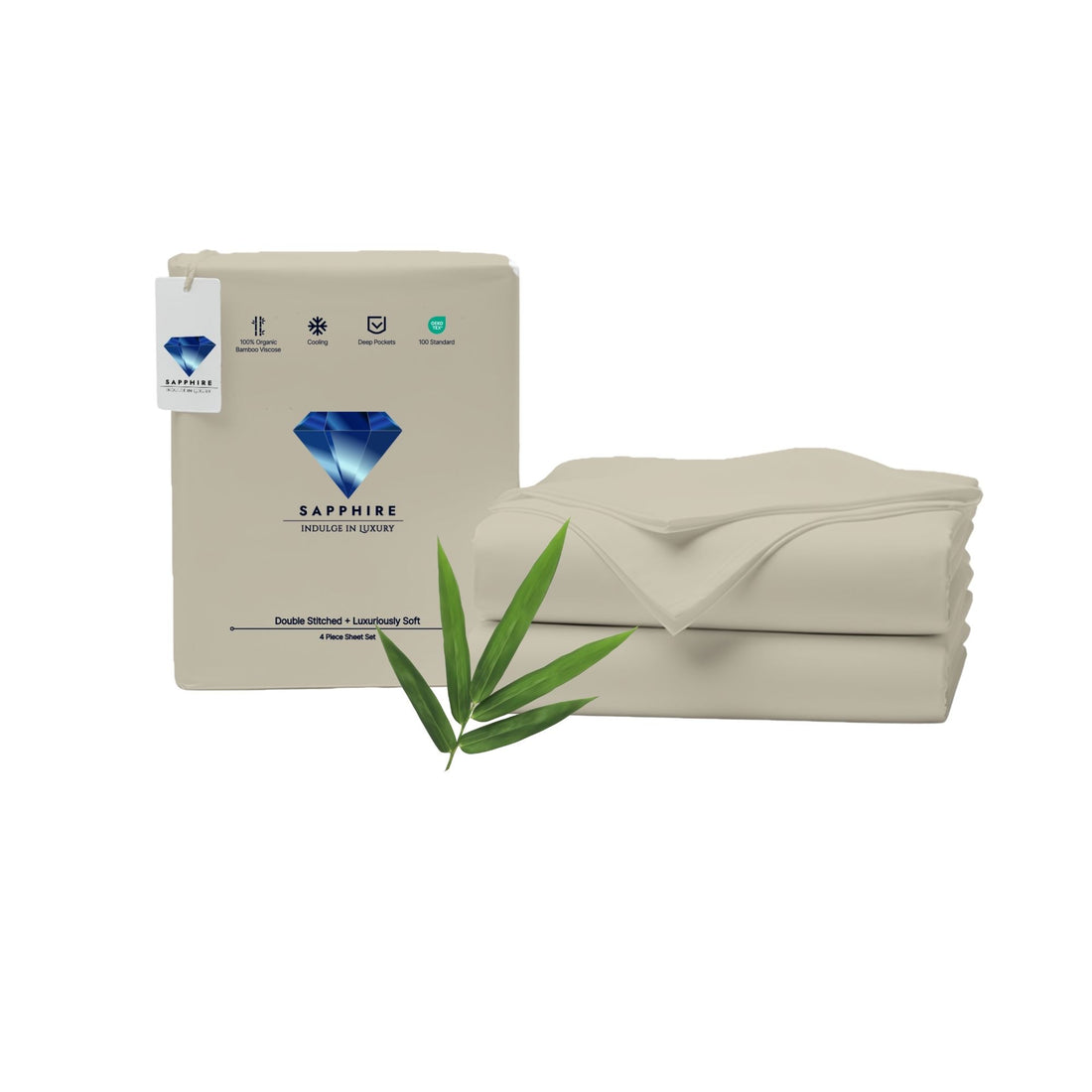 100% Organic Bamboo Sheet Set – Pastel Yellow