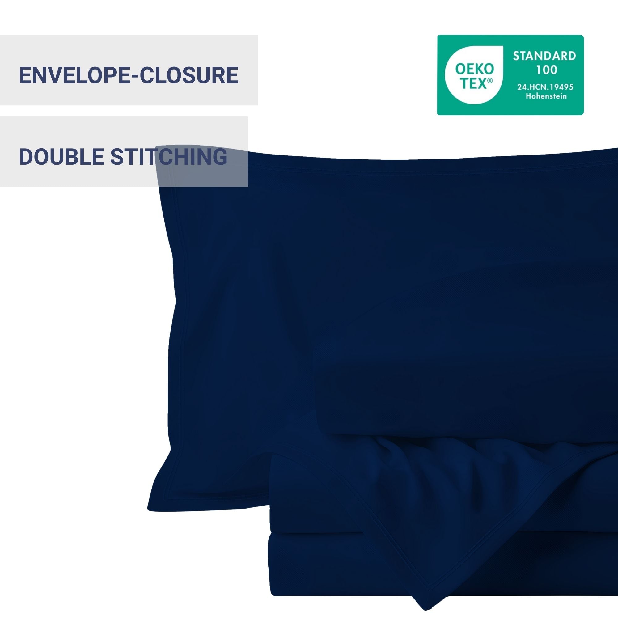 100% Organic Bamboo Sheet Set – Navy Blue