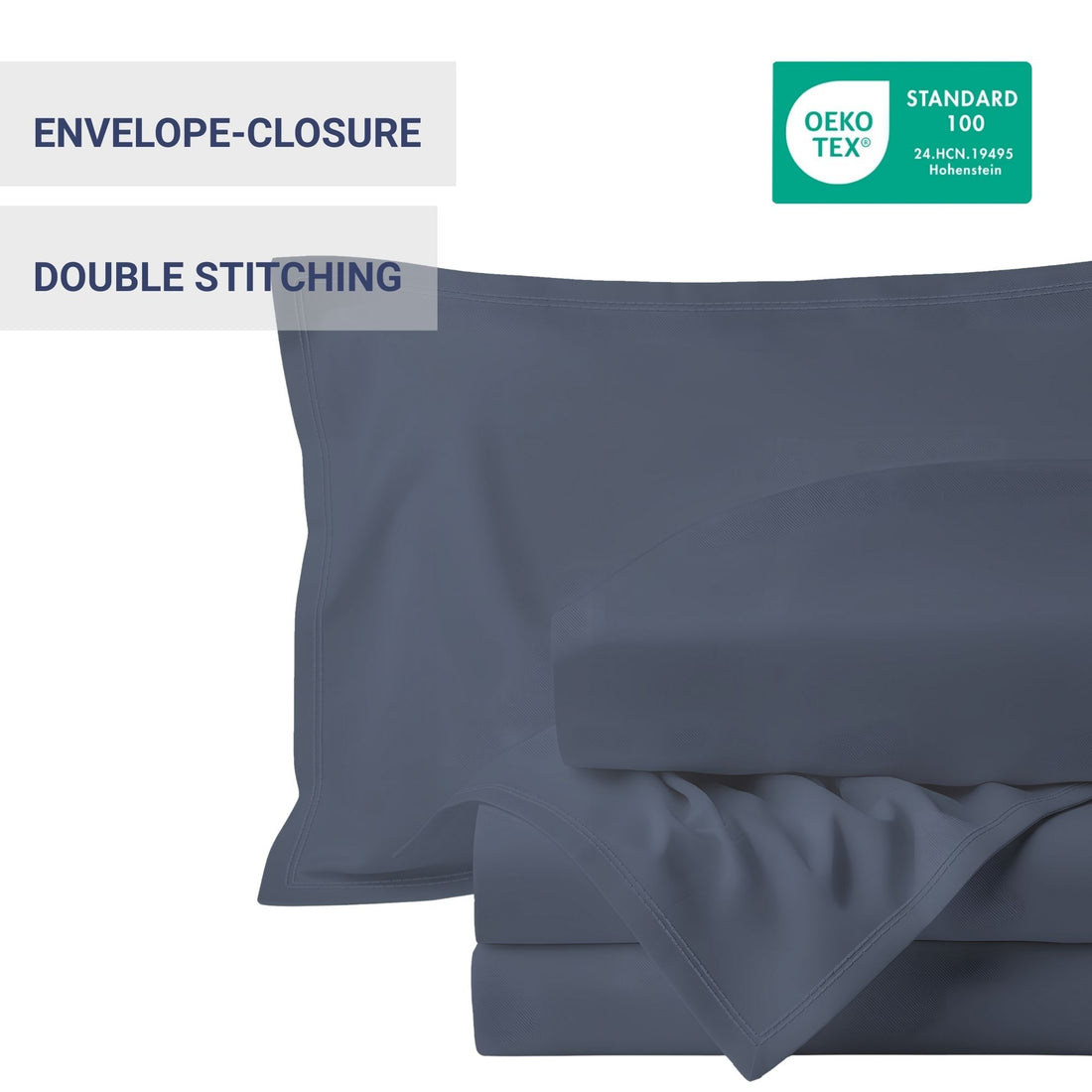 100% Organic Bamboo Sheet Set – Grey