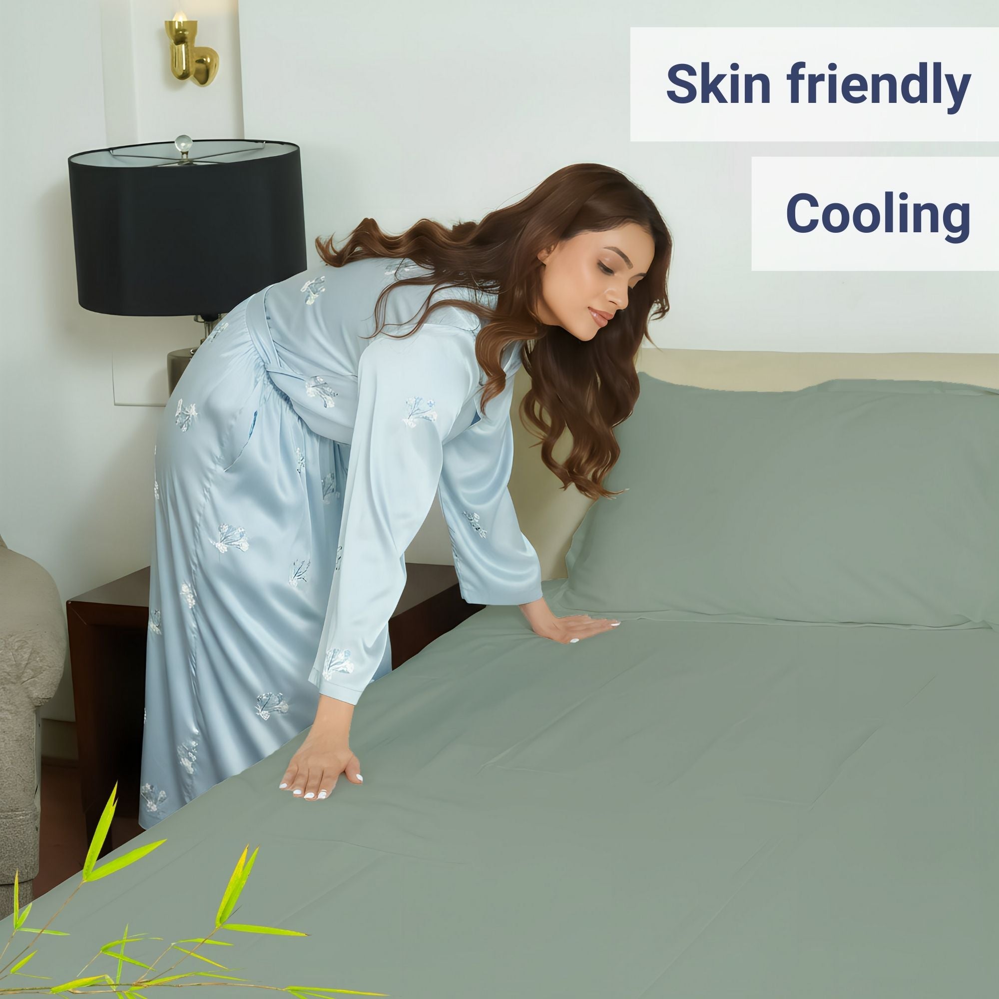 100% Organic Bamboo Sheet Set – Light Grey