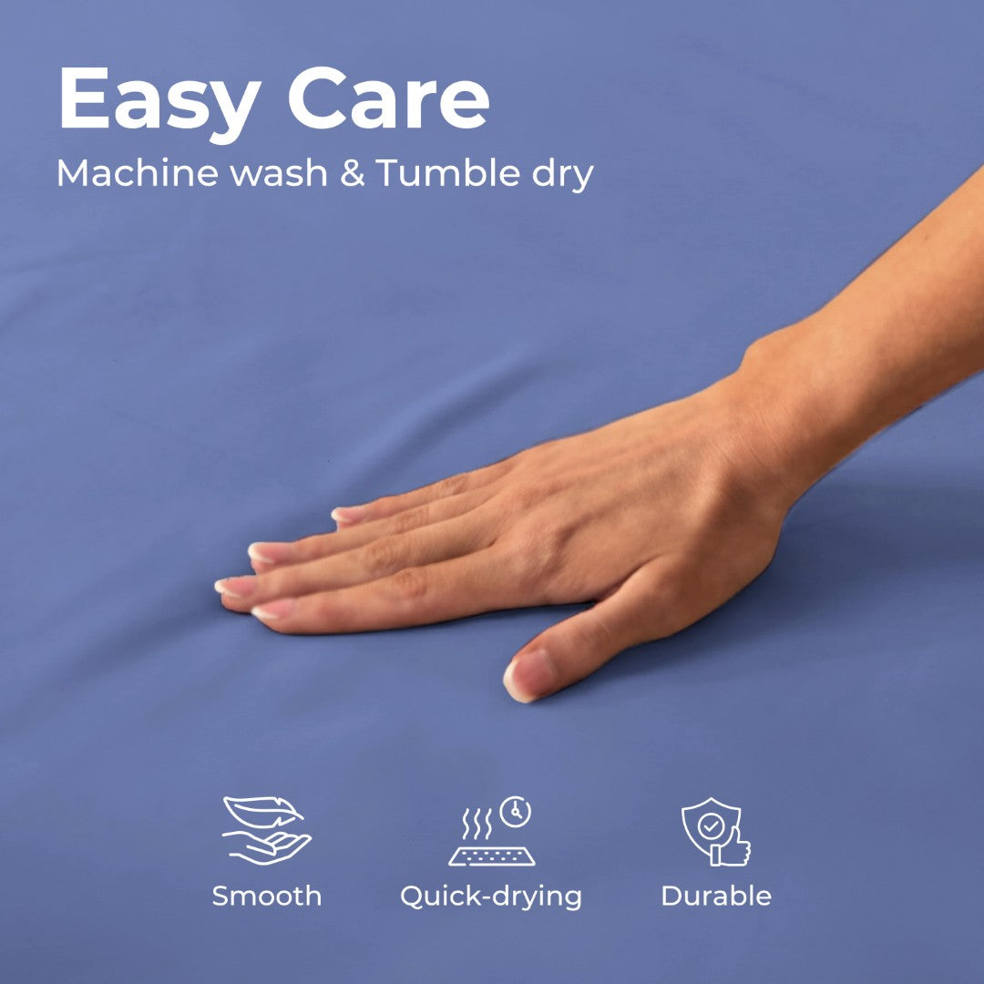 100% Microfiber Sheets – Sky Blue