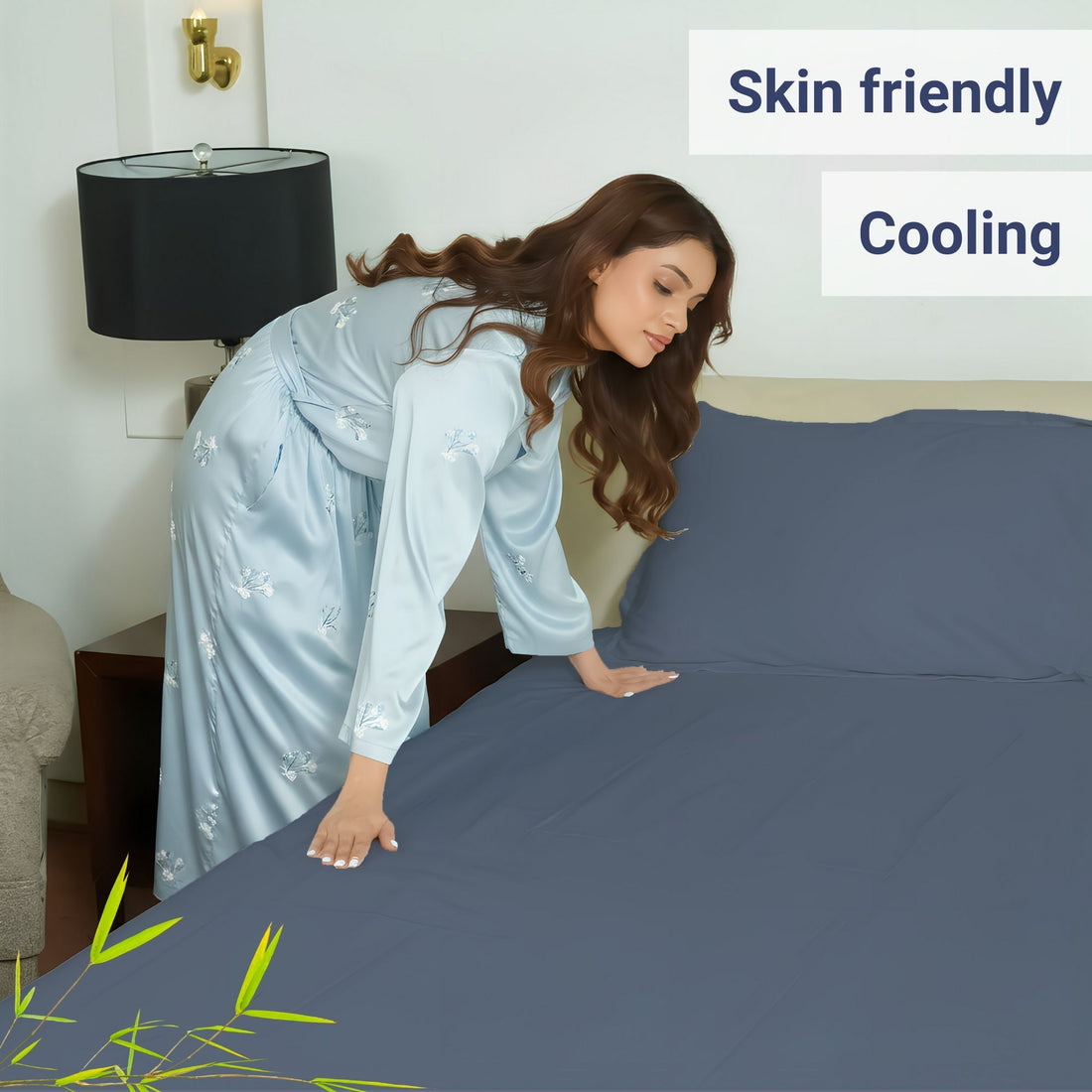 100% Organic Bamboo Sheet Set – Grey