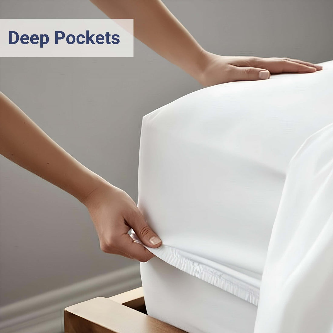 100% Organic Bamboo Sheet Set – White