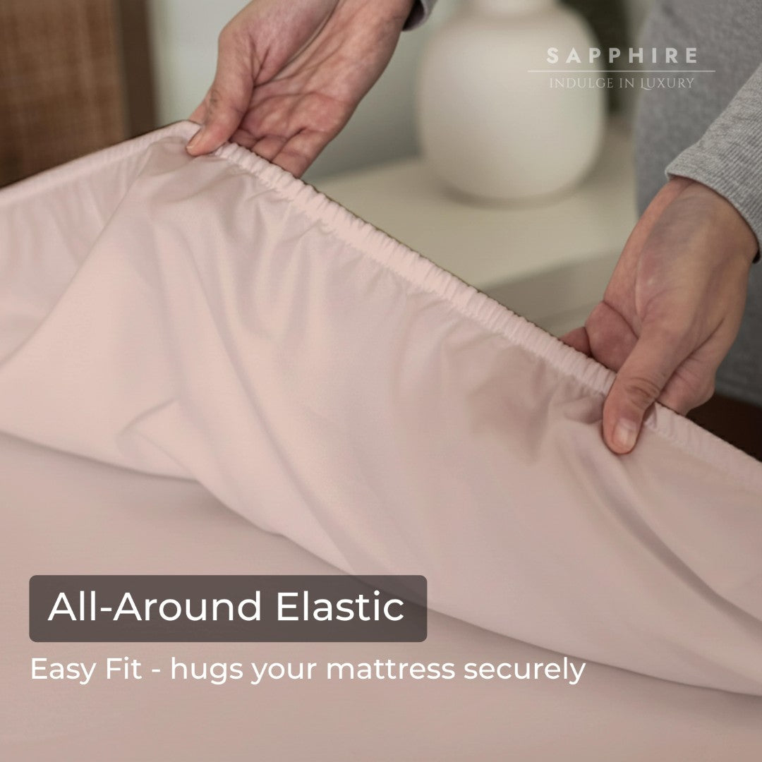 100% Microfiber Sheets – Blush Pink