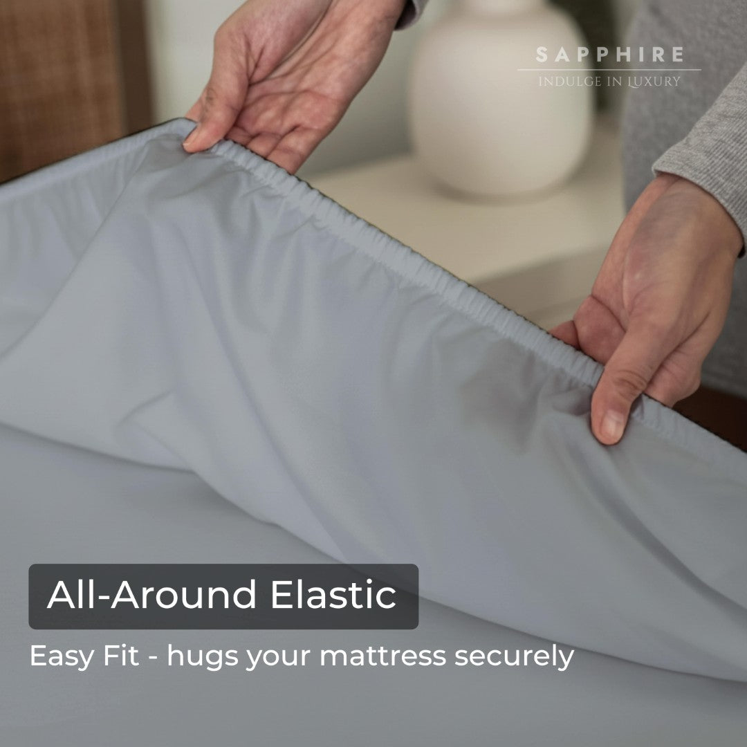 100% Microfiber Sheets – Cool Gray