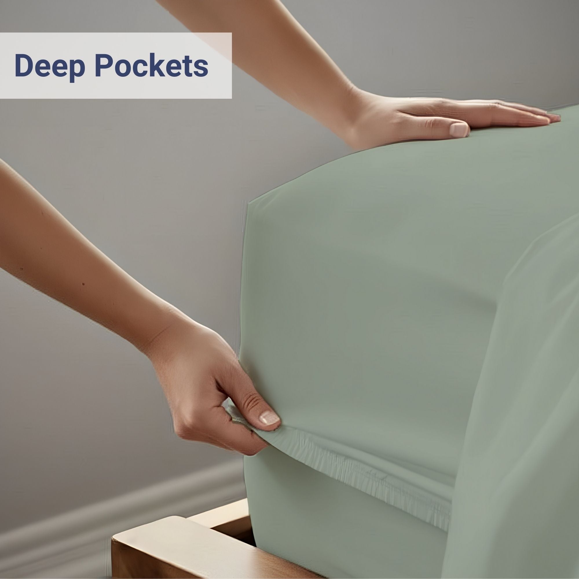 100% Organic Bamboo Sheet Set – Light Grey