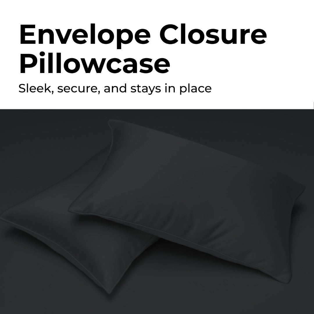 100% Microfiber Sheets – Charcoal Black