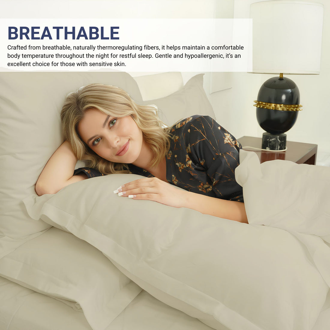 100% Organic Bamboo Sheet Set – Pastel Yellow