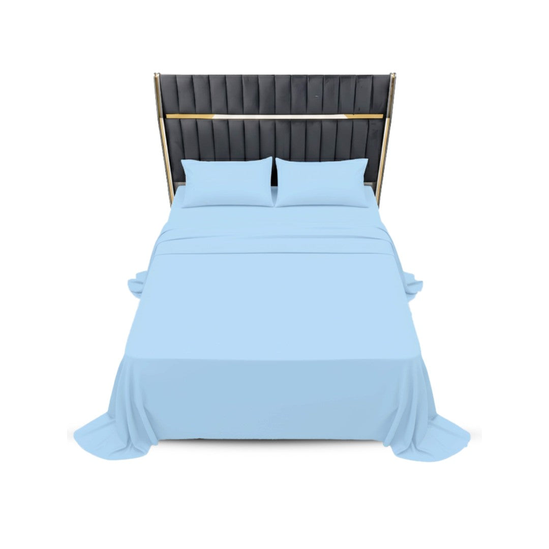 100% Microfiber Sheets – Baby Blue